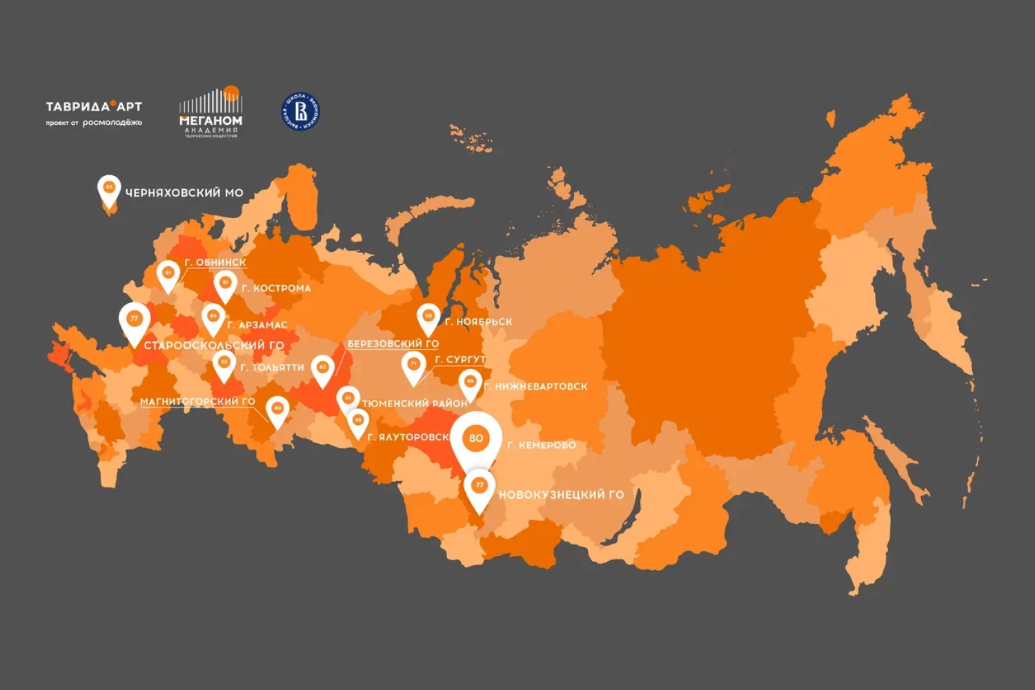 В Академии «Меганом» представили рейтинг самых творческих городов ...